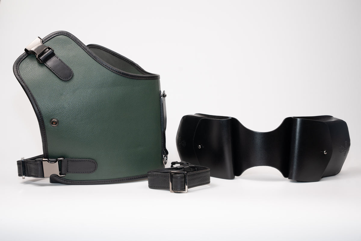 Pechera Neptuno Verde/Negro Extra Larga