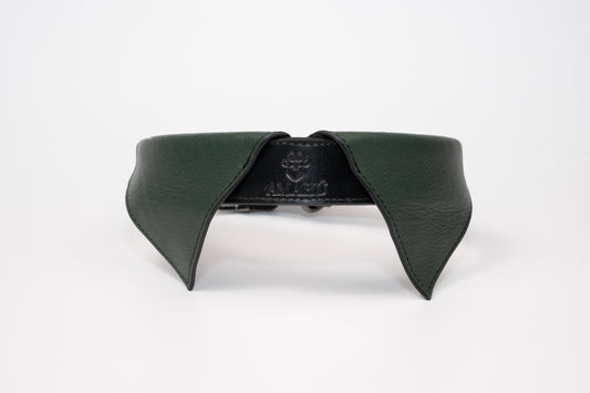 Collar Apolo Verde/Negro Grande