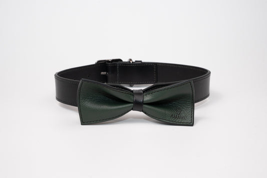 Collar Amaranto Verde/Negro Grande