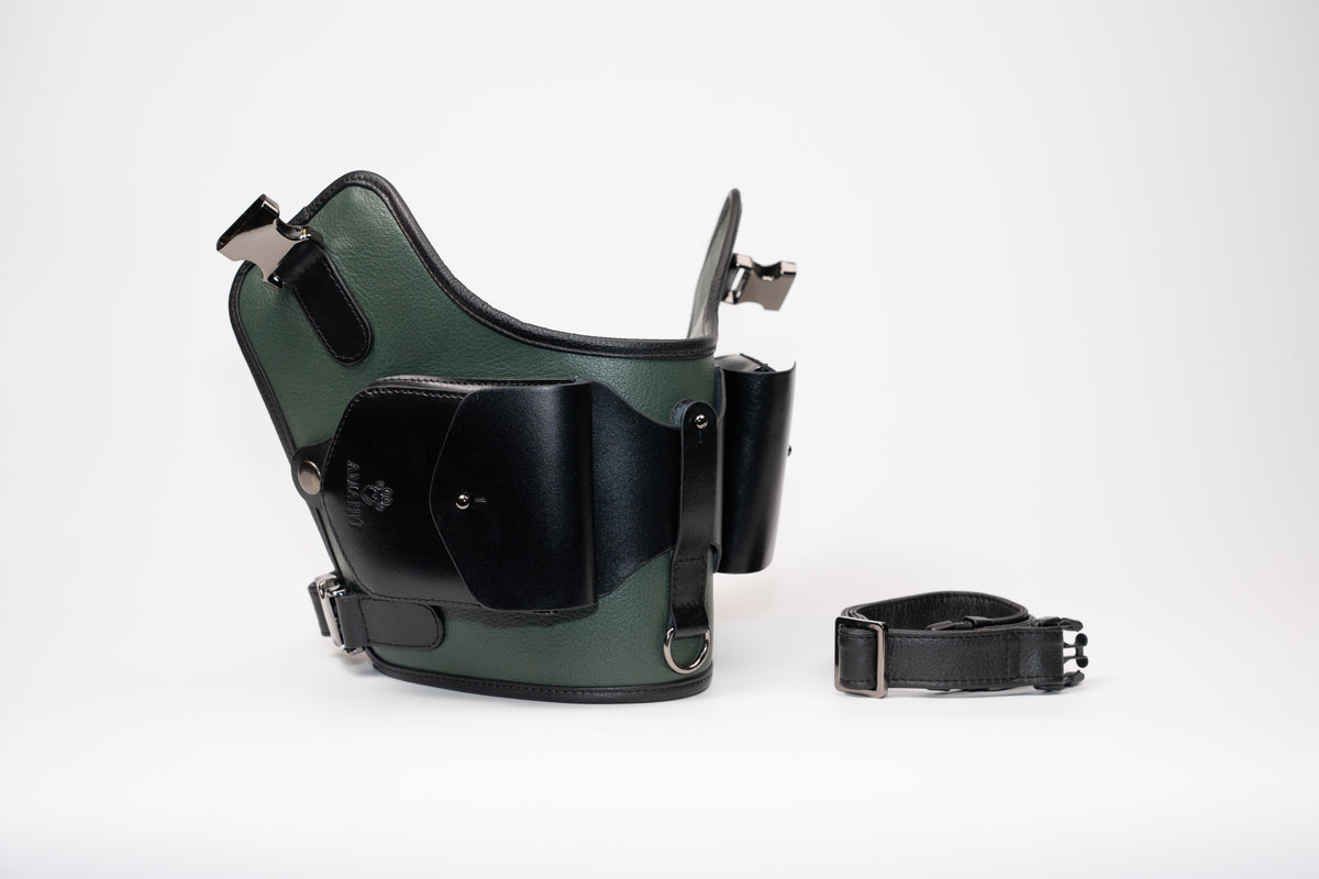 Pechera Neptuna Verde/Negro Larga