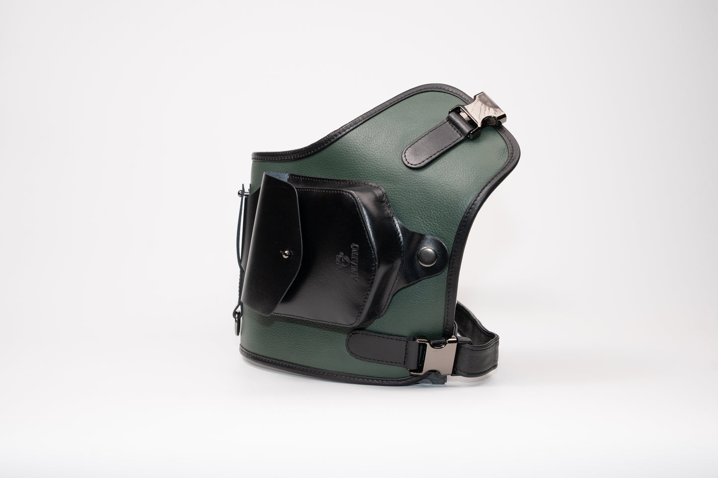 Pechera Neptuno Verde/Negro Extra Larga